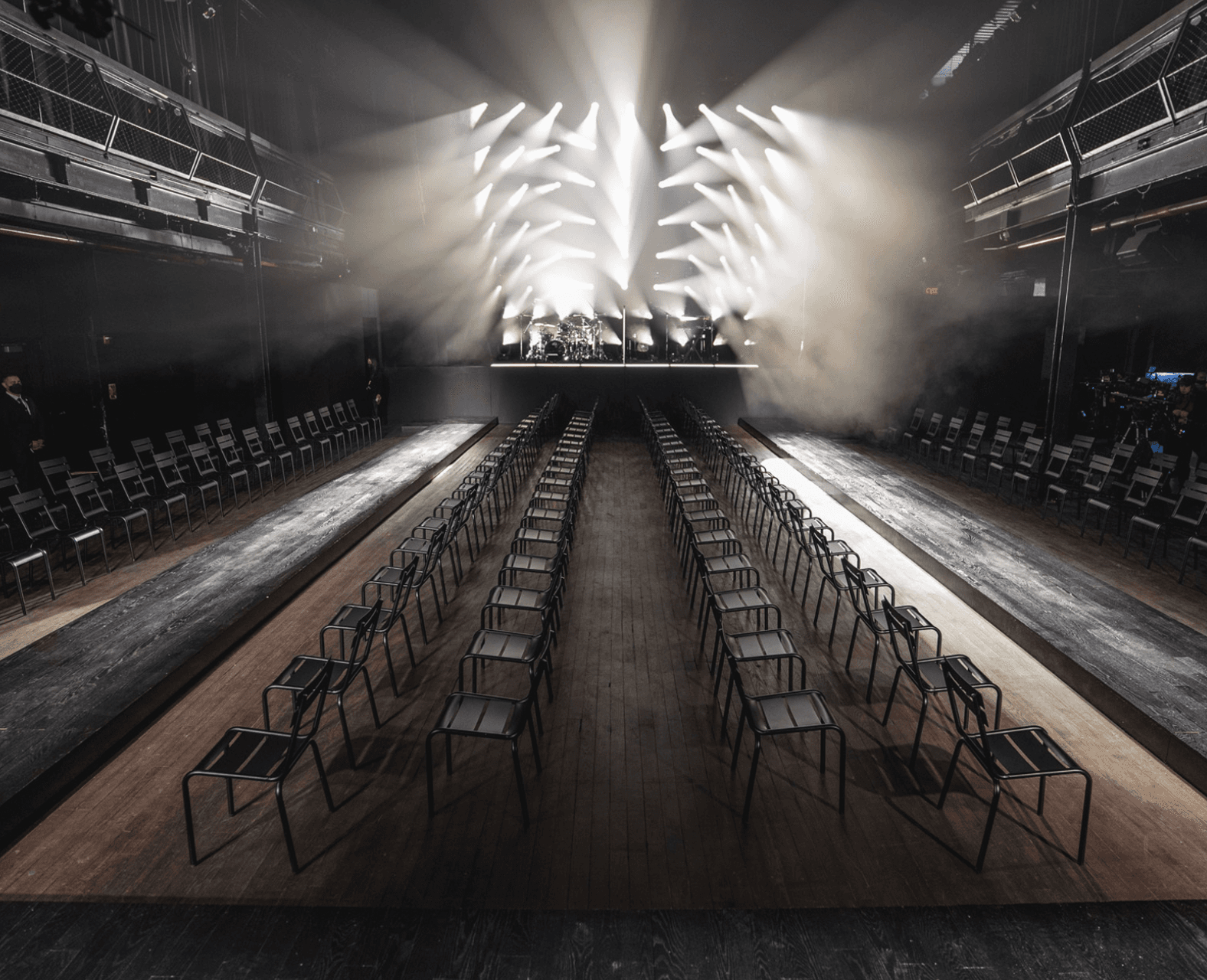 Conference hall set for KOOM Stage daytime sessions
