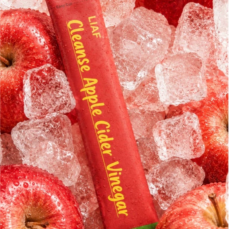 Zero-sugar ACV powder sticks in Original Apple, Lemon, Lychee, and Peach.