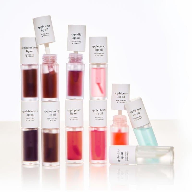 A non-sticky tinted lip oil made with apple seed oil for soft, hydrated lips and a sheer, natural wash of color. Available in 19 shades.